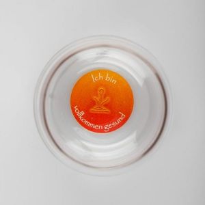 Becher Mythos gesund mit Affirmation